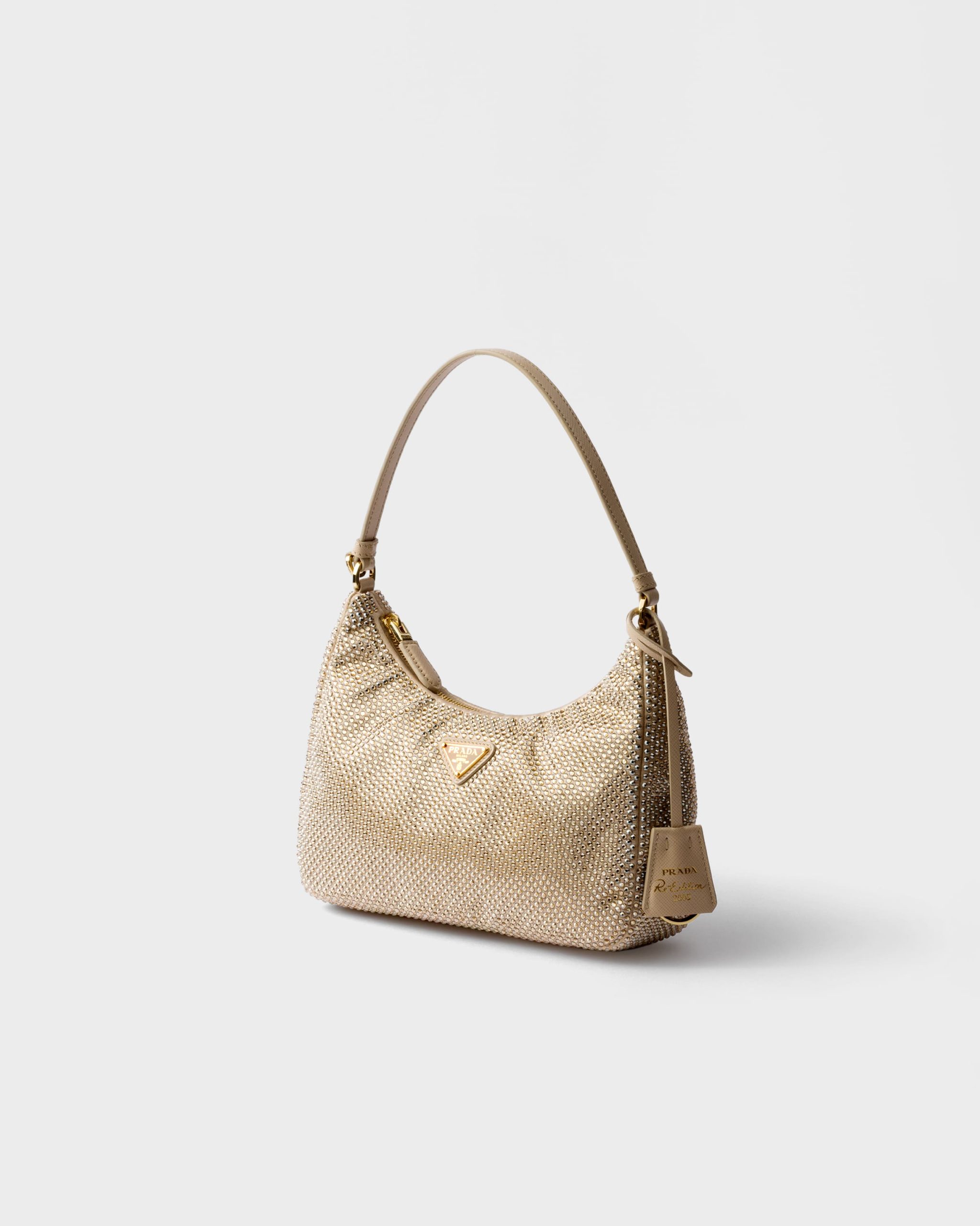 Prada Re-Edition 2005 mini crystal-studded satin bag - Image 5